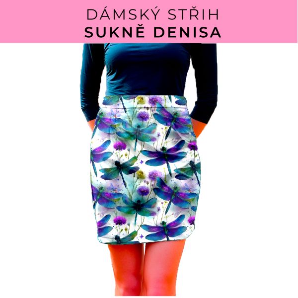 Dámský střih - Dámská sukně Denisa