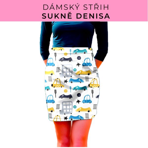 Dámský střih - Dámská sukně Denisa