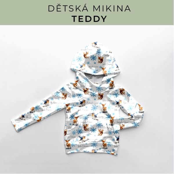 DĚTSKÝ střih - Mikina Teddy