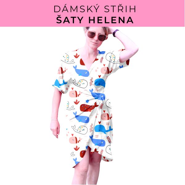 Dámský střih na šaty  Helena