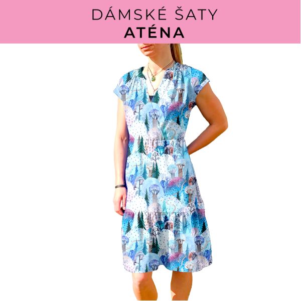 DÁMSKÝ střih - šaty Aténa