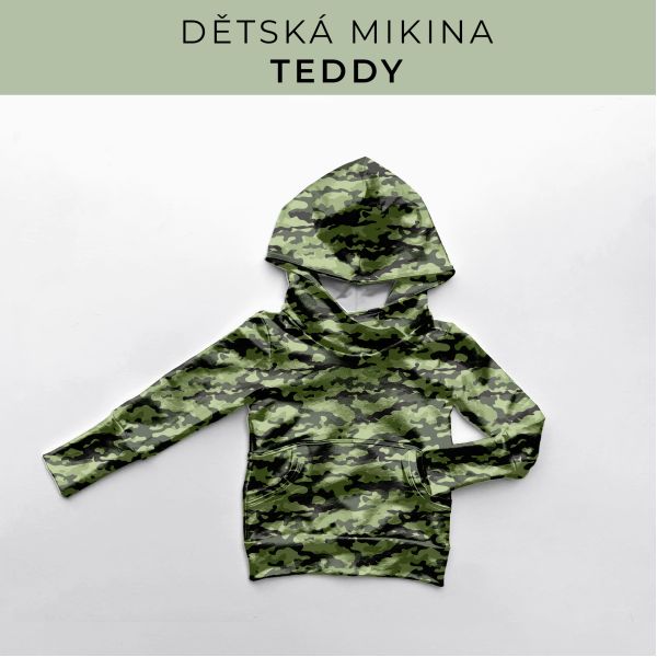 DĚTSKÝ střih - Mikina Teddy