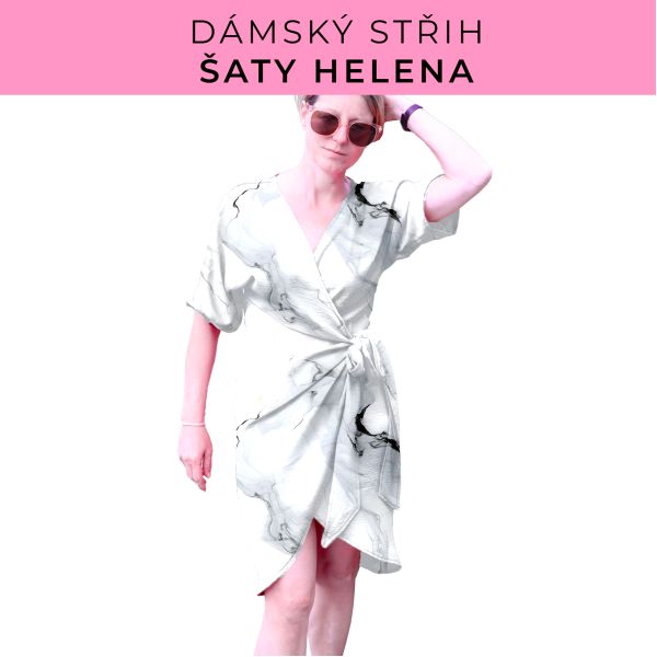 Dámský střih na šaty  Helena
