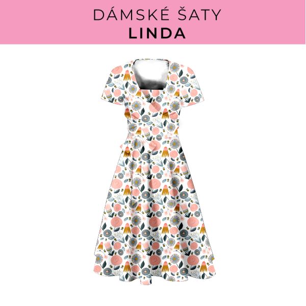 DÁMSKÝ střih - šaty Linda