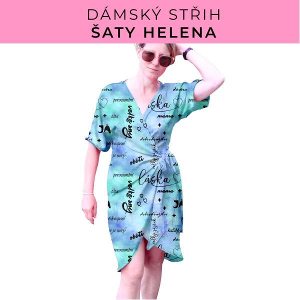 Dámský střih na šaty  Helena
