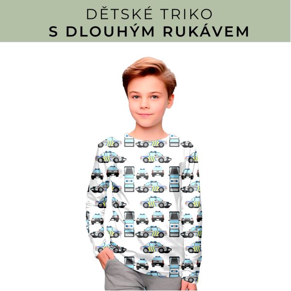 DĚTSKÝ střih - triko dlouhý rukáv
