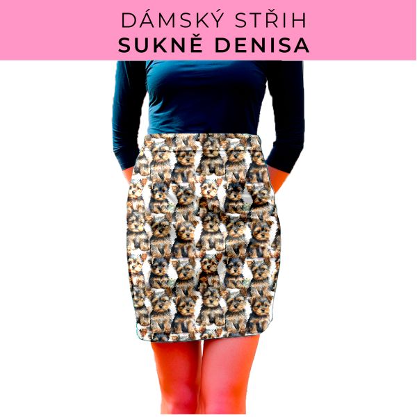 Dámský střih - Dámská sukně Denisa