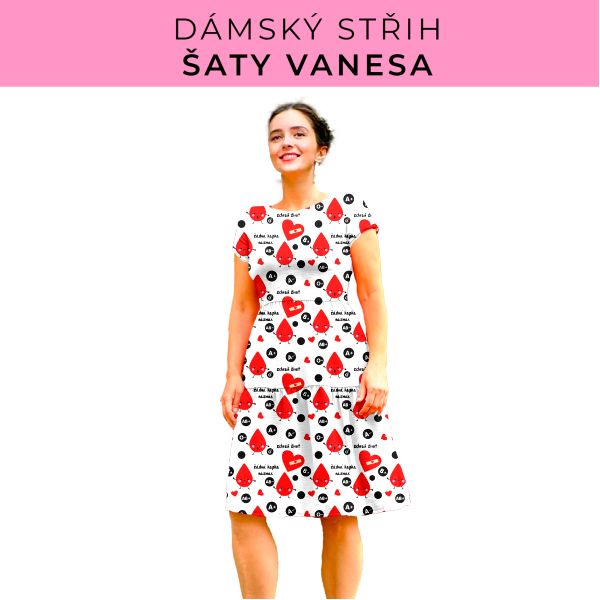 Dámský střih šaty Vanesa