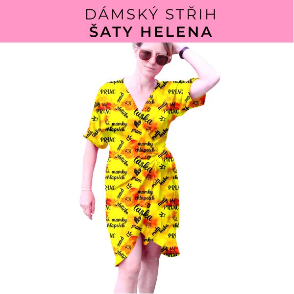 Dámský střih na šaty  Helena