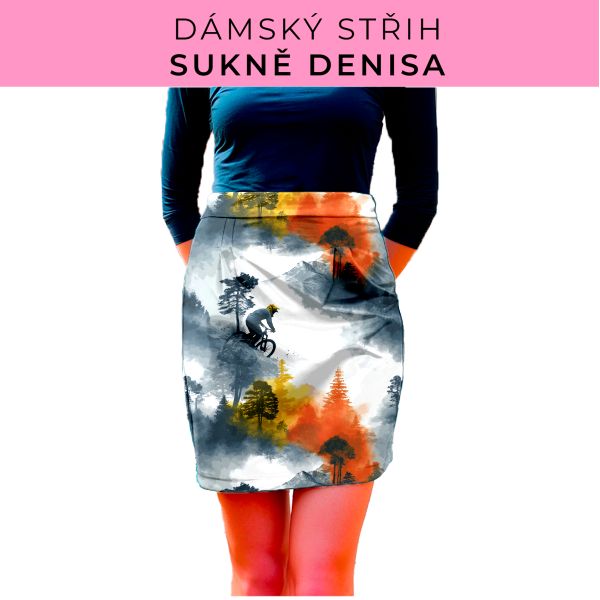 Dámský střih - Dámská sukně Denisa