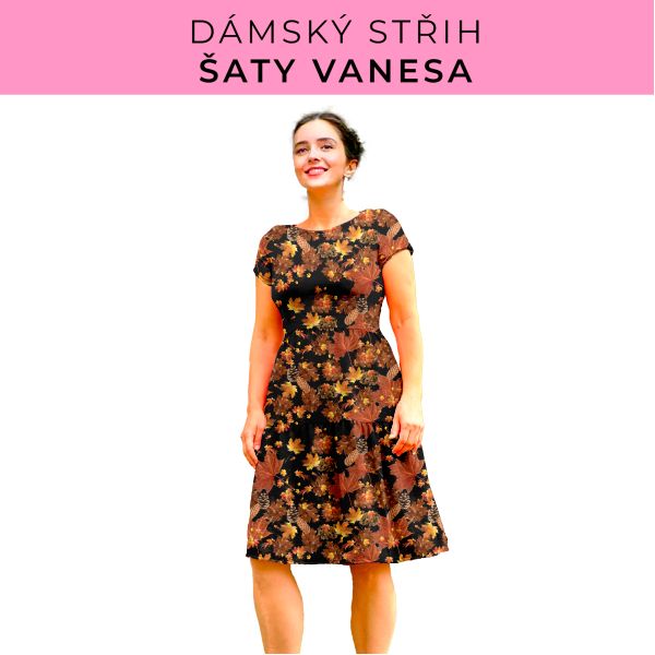 Dámský střih šaty Vanesa
