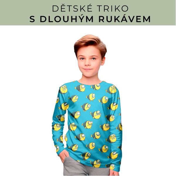 DĚTSKÝ střih - triko dlouhý rukáv