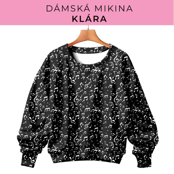 DÁMSKÝ střih - mikina Klára