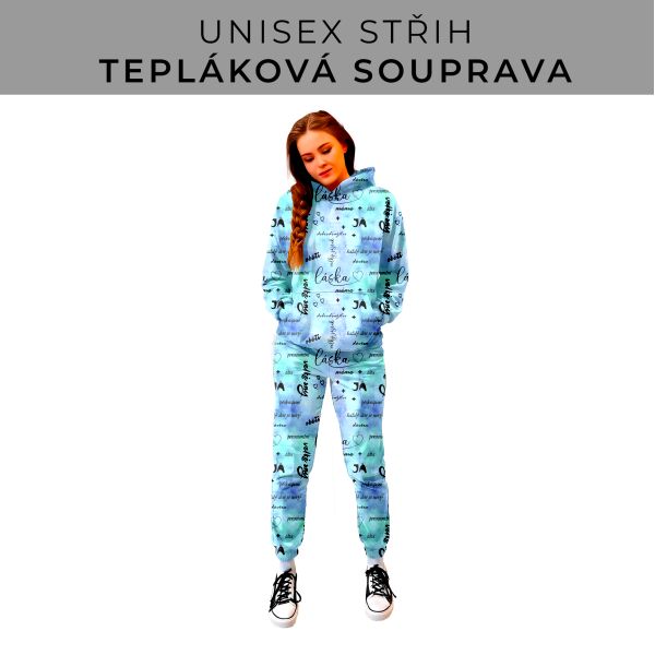 DÁMSKÝ střih - SET mikina a tepláky 