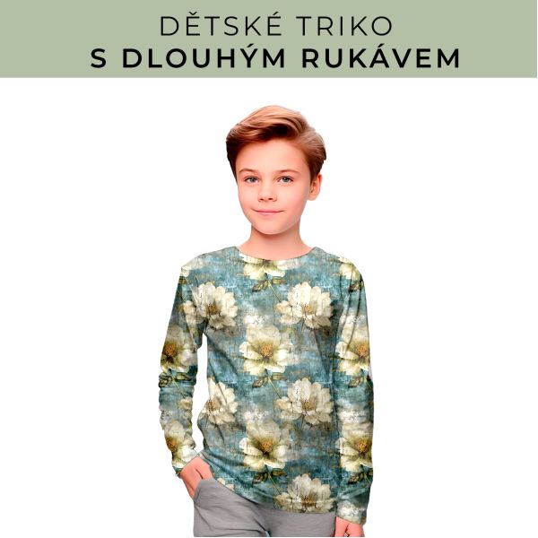 DĚTSKÝ střih - triko dlouhý rukáv