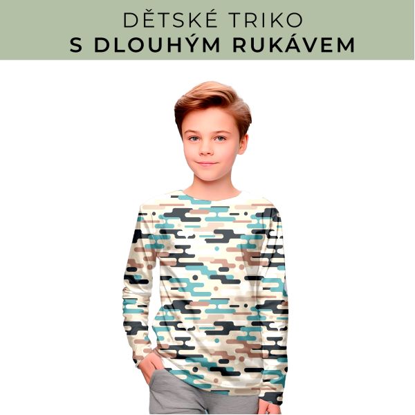 DĚTSKÝ střih - triko dlouhý rukáv