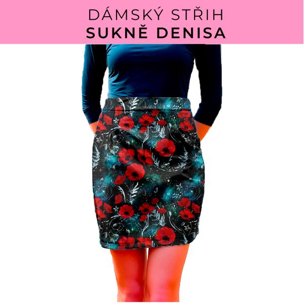 Dámský střih - Dámská sukně Denisa