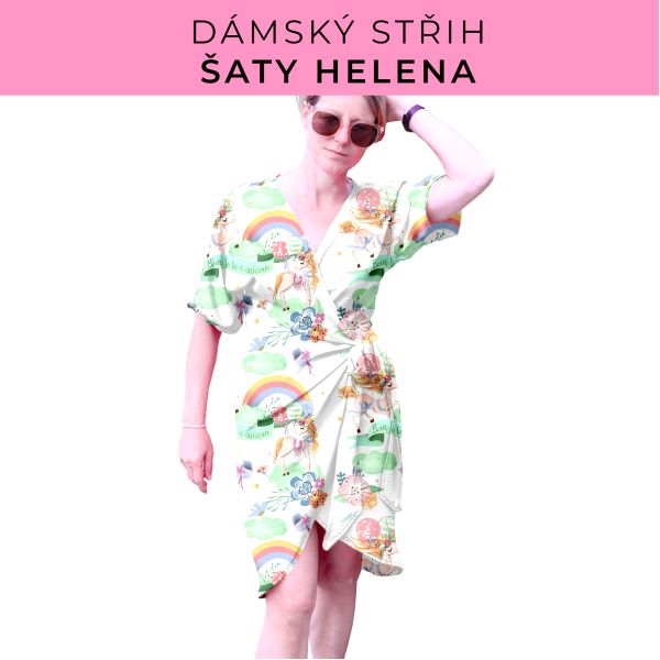 Dámský střih na šaty  Helena