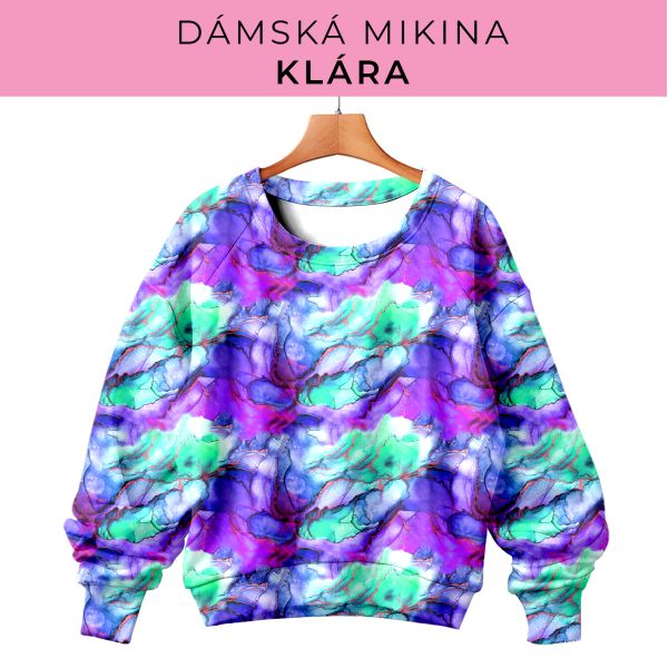 DÁMSKÝ střih - mikina Klára