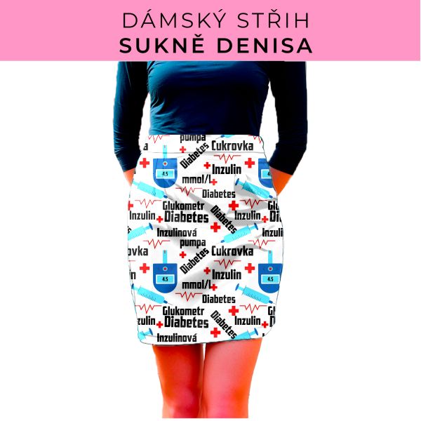 Dámský střih - Dámská sukně Denisa