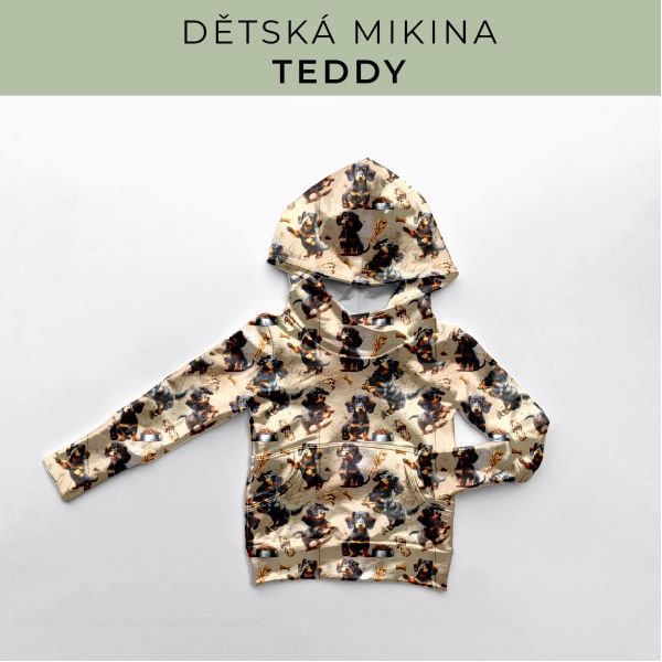 DĚTSKÝ střih - Mikina Teddy