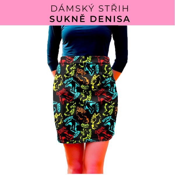 Dámský střih - Dámská sukně Denisa