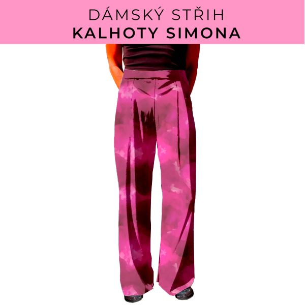 Dámský střih - kalhoty Simona