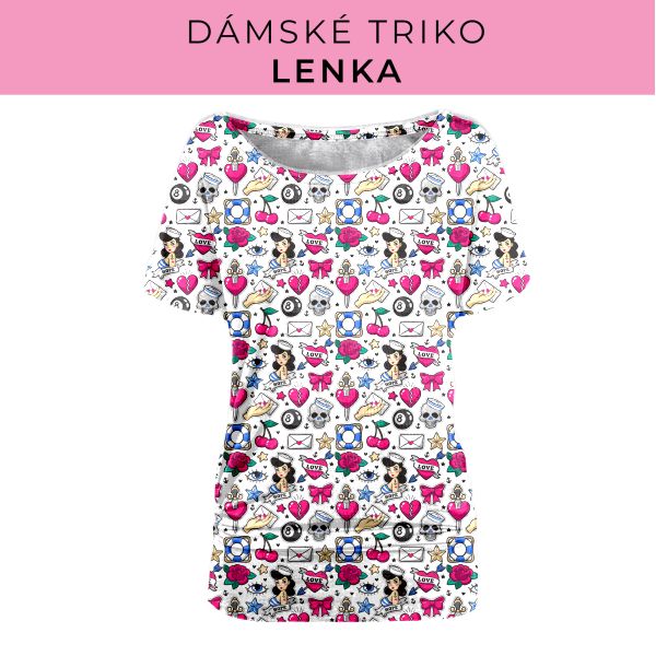DÁMSKÝ střih - Triko Lenka