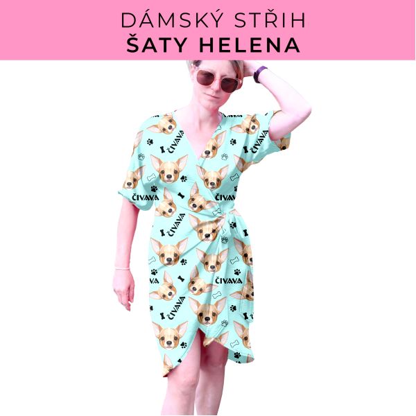 Dámský střih na šaty  Helena