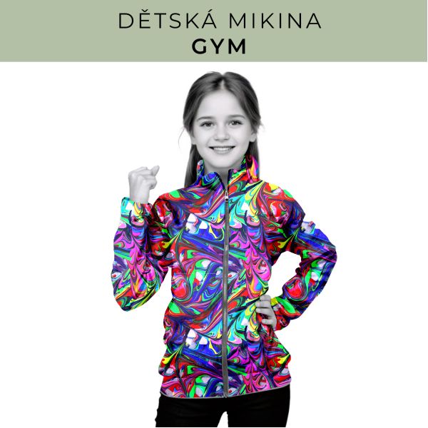Dětská střih - mikina GYM