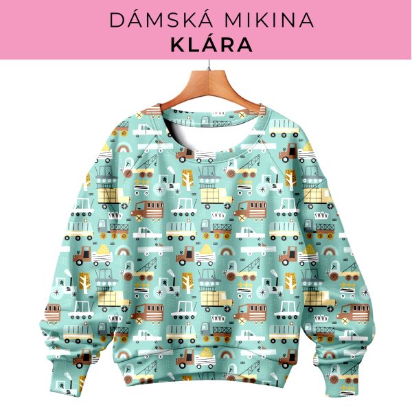 DÁMSKÝ střih - mikina Klára