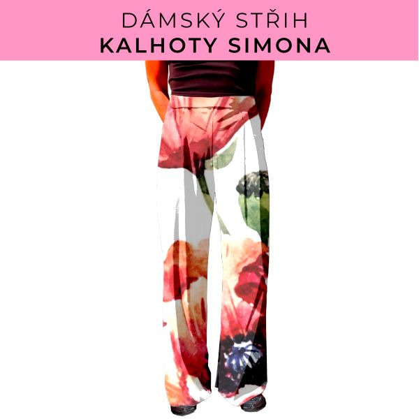 Dámský střih - kalhoty Simona