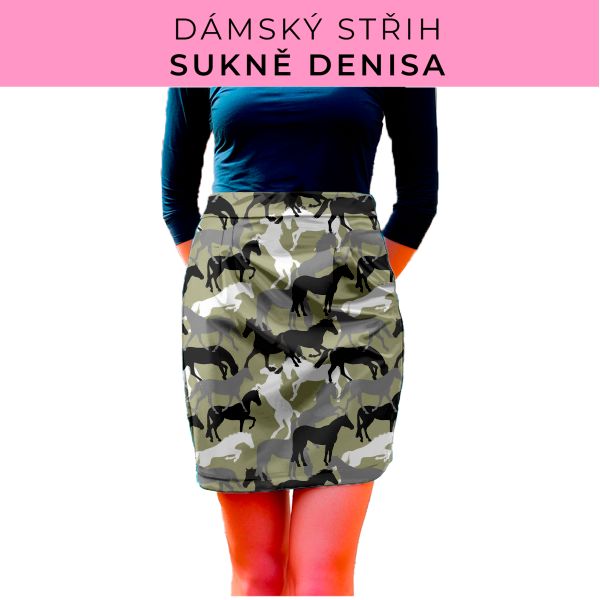Dámský střih - Dámská sukně Denisa