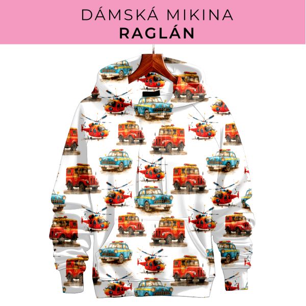 DÁMSKÝ střih - mikina raglán