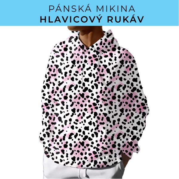 PÁNSKÝ střih - mikina s kapucí