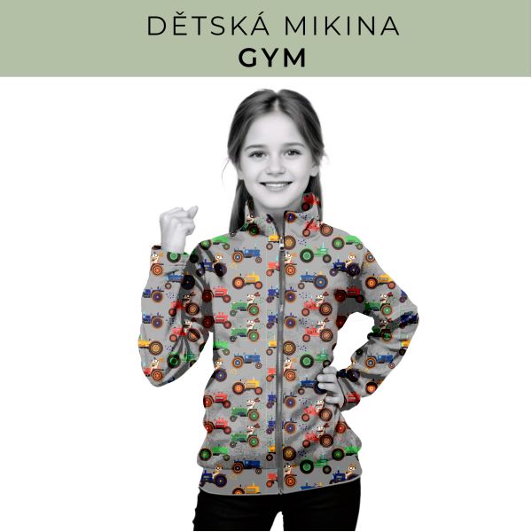Dětská střih - mikina GYM