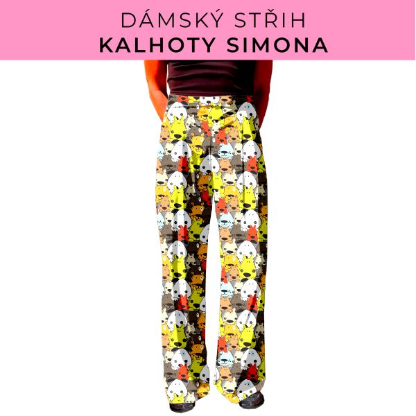 Dámský střih - kalhoty Simona
