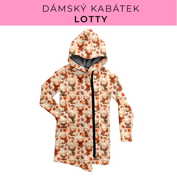 DÁMSKÝ střih - Kabátek Lotty