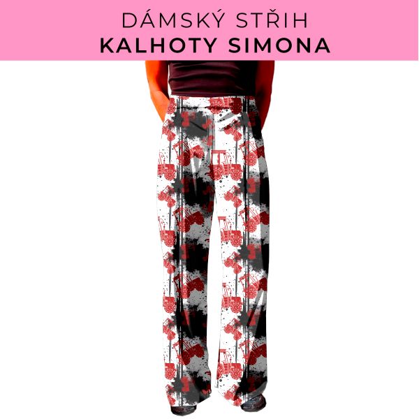 Dámský střih - kalhoty Simona