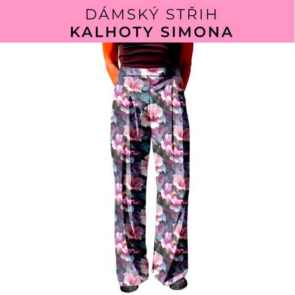 Dámský střih - kalhoty Simona