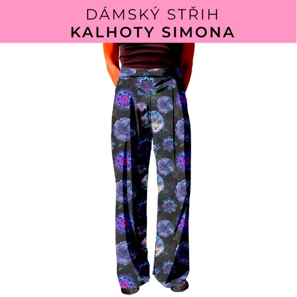 Dámský střih - kalhoty Simona