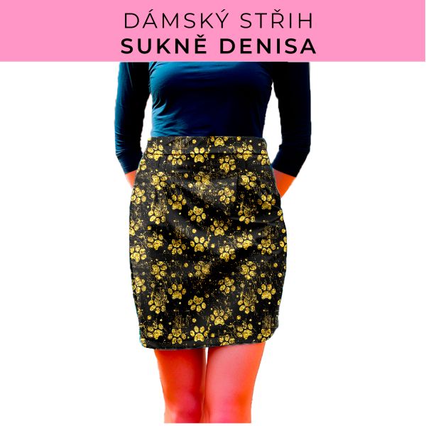 Dámský střih - Dámská sukně Denisa