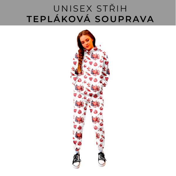 DÁMSKÝ střih - SET mikina a tepláky 