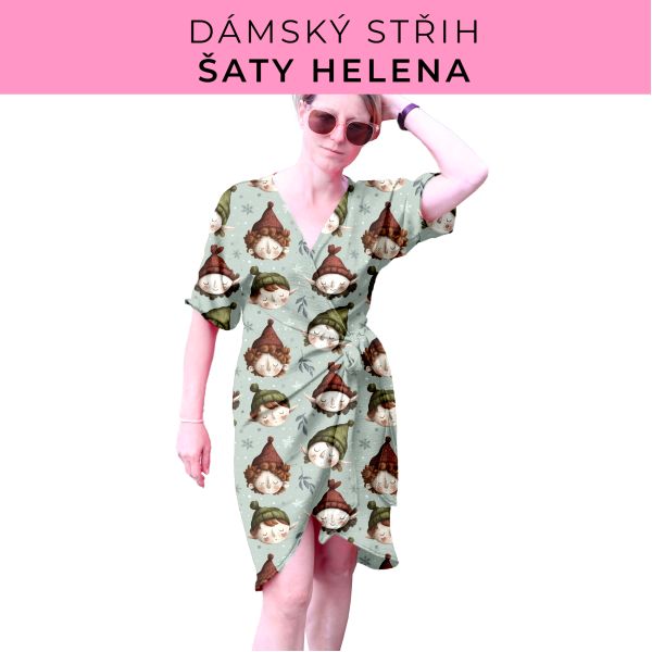 Dámský střih na šaty  Helena