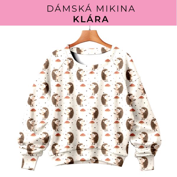DÁMSKÝ střih - mikina Klára