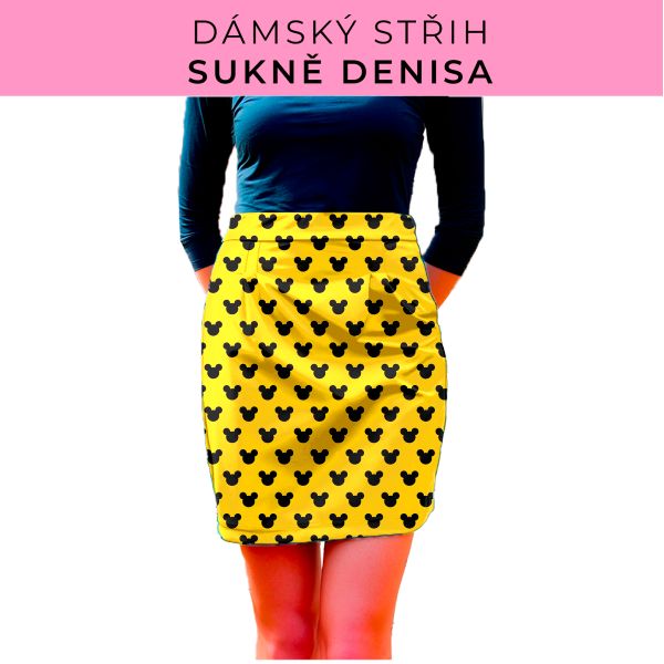 Dámský střih - Dámská sukně Denisa