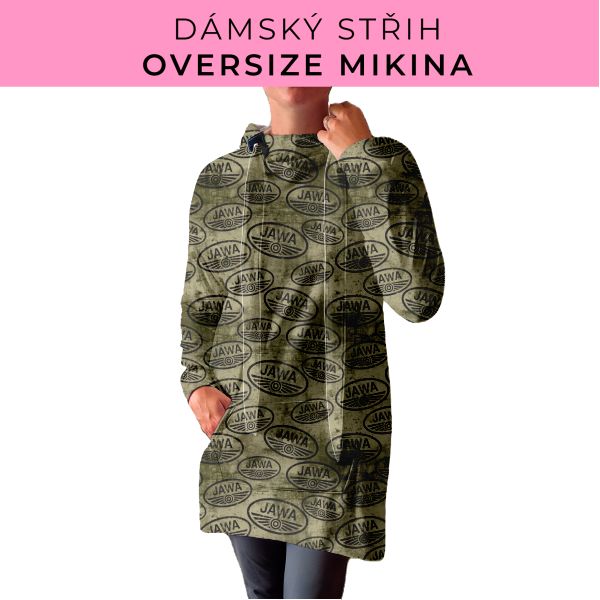 DÁMSKÝ střih - Oversize mikina