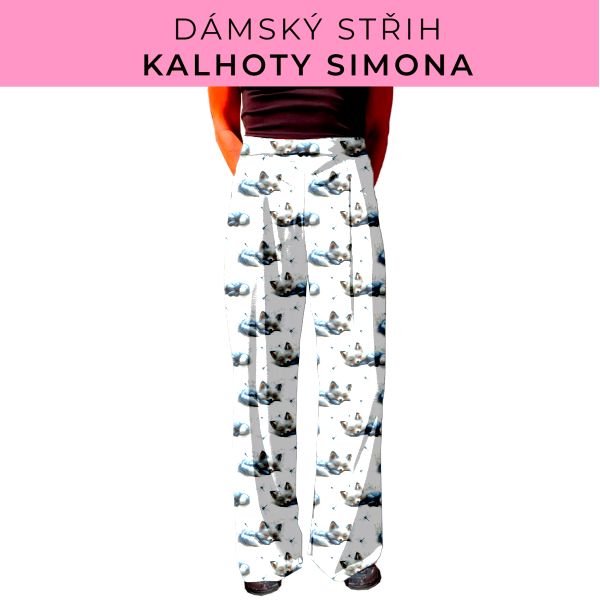 Dámský střih - kalhoty Simona