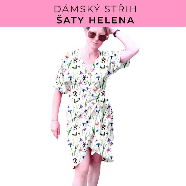 Dámský střih na šaty  Helena