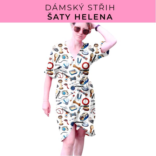 Dámský střih na šaty  Helena